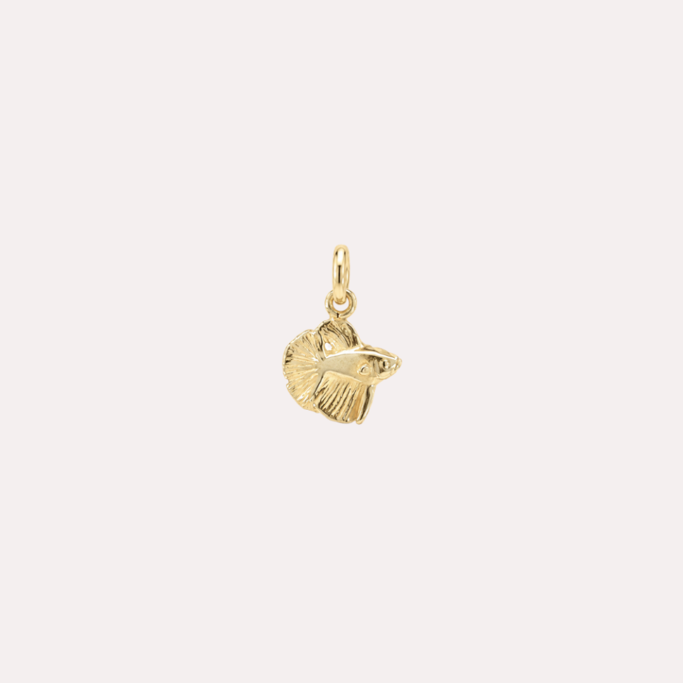 Golden Betta Charm
